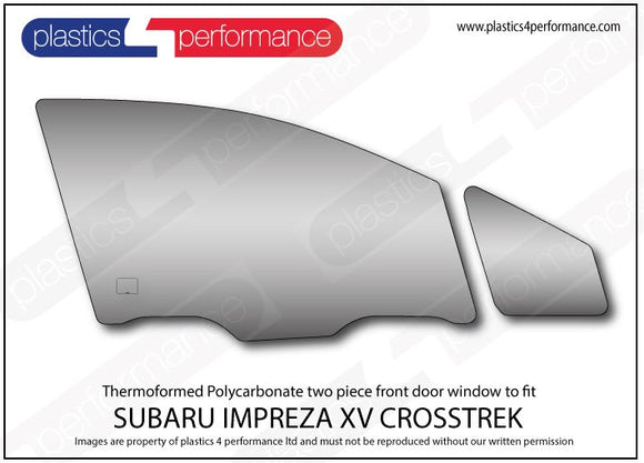 ポリカーボネート ウインドウキット｜スバル Impreza XV Crosstrek