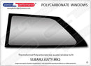 ポリカーボネート ウインドウキット｜スバル Justy MK2