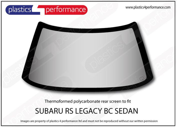 ポリカーボネート ウインドウキット｜スバル Legacy BC Sedan