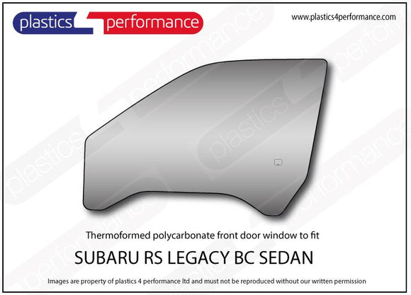 ポリカーボネート ウインドウキット｜スバル Legacy BC Sedan