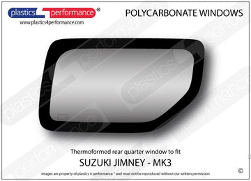 ポリカーボネート 右リアクォーターウインドウ｜スズキ Jimny MK3