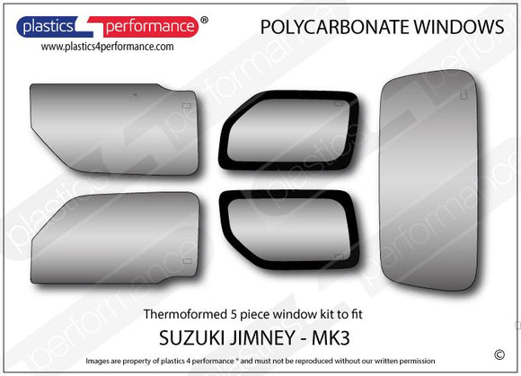 ポリカーボネート ウインドウキット｜スズキ Jimny MK3