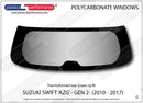 ポリカーボネート ウインドウキット｜スズキ Swift MK2 AZG - 3dr Hatchback