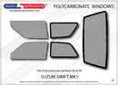 ポリカーボネート ウインドウキット｜スズキ Swift / Cultus MK1 - 3dr Hatchback