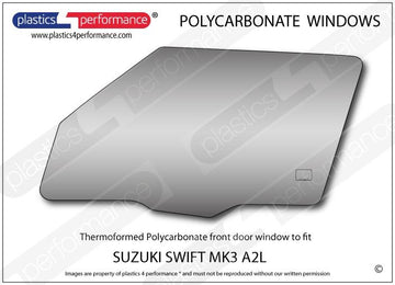 ポリカーボネート ウインドウキット｜スズキ Swift MK3 A2L - 5dr Hatchback