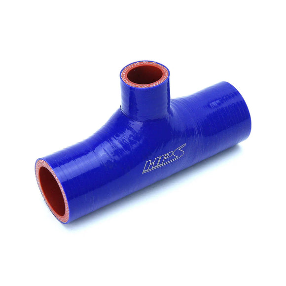 HPS シリコンTホースカプラー 分岐付き 25.4mmポート (1inch) 高耐熱4層補強 Silicone T Hose Coupler