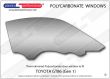 トヨタ GT86 (ZN6) Lexan® ポリカーボネート ウィンドウキット