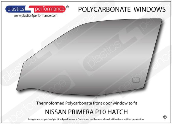 ポリカーボネート ウインドウキット｜日産 Primera P10 Hatchback