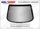 ポリカーボネート ウインドウキット｜日産 Primera P10 Hatchback