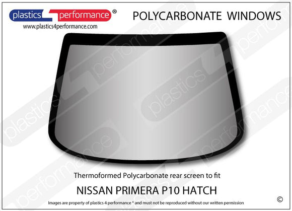 ポリカーボネート ウインドウキット｜日産 Primera P10 Hatchback
