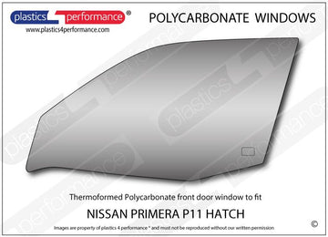ポリカーボネート ウインドウキット｜日産 Primera P11 Hatchback