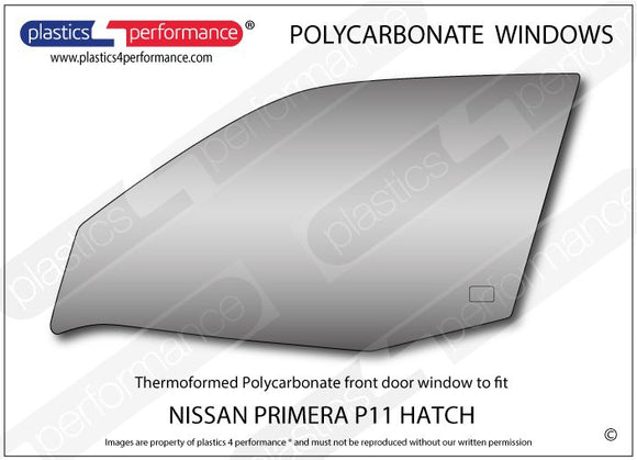ポリカーボネート ウインドウキット｜日産 Primera P11 Hatchback