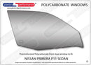ポリカーボネート ウインドウキット｜日産 Primera P11 Sedan