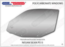 ポリカーボネート ウインドウキット｜日産 Silvia PS13
