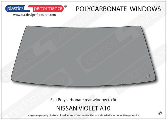 ポリカーボネート ウインドウキット｜日産 Violet A10 Sedan