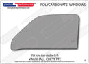 ポリカーボネート ウインドウキット｜Vauxhall Chevette