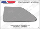 ポリカーボネート ウインドウキット｜Vauxhall Chevette
