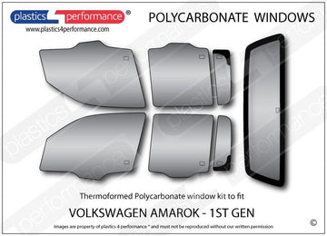ポリカーボネート ウインドウキット｜Volkswagen Amarok - 1st Generation