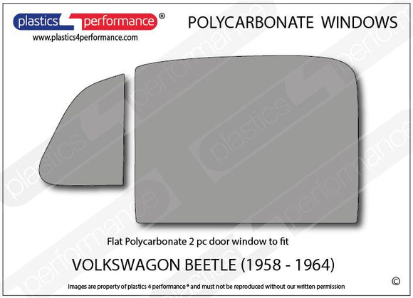 ポリカーボネート ウインドウキット｜Volkswagen Beetle - 1958 - 1964