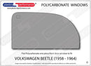 ポリカーボネート ウインドウキット｜Volkswagen Beetle - 1958 - 1964