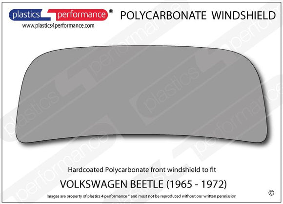 ポリカーボネート フロントウインドスクリーン｜Volkswagen Beetle - 1965 - 1972
