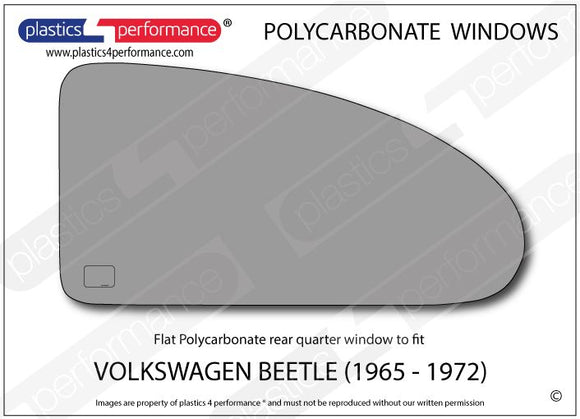 ポリカーボネート ウインドウキット｜Volkswagen Beetle - 1965 - 1972