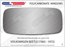 ポリカーボネート ウインドウキット｜Volkswagen Beetle - 1965 - 1972