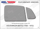 ポリカーボネート 右フロントドアウインドウ｜Volkswagen Beetle - 1965 - 1972