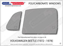 ポリカーボネート ウインドウキット｜Volkswagen Beetle - 1972 - 1978