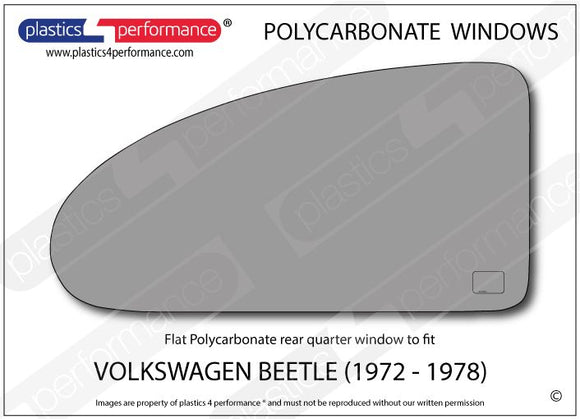 ポリカーボネート ウインドウキット｜Volkswagen Beetle - 1972 - 1978