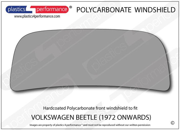 ポリカーボネート フロントウインドスクリーン｜Volkswagen Beetle - 1972 - 1978
