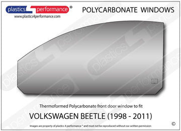 ポリカーボネート 左フロントドアウインドウ｜Volkswagen Beetle New