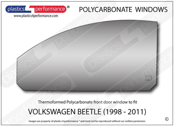 ポリカーボネート 左フロントドアウインドウ｜Volkswagen Beetle New