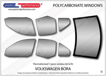 ポリカーボネート ウインドウキット｜Volkswagen Bora/ Jetta Mk4