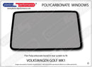 ポリカーボネート リアウインドウ｜Volkswagen Golf Mk1