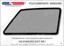 ポリカーボネート 左フロントドアウインドウ｜Volkswagen Golf Mk1