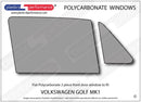 ポリカーボネート 右フロントドアウインドウ｜Volkswagen Golf Mk1