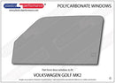 ポリカーボネート ウインドウキット｜Volkswagen Golf Mk2