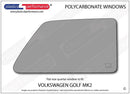 ポリカーボネート ウインドウキット｜Volkswagen Golf Mk2