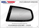 ポリカーボネート ウインドウキット｜Volkswagen Golf Mk5 - 3dr