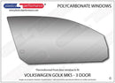ポリカーボネート ウインドウキット｜Volkswagen Golf Mk5 - 3dr