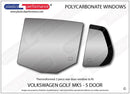ポリカーボネート ウインドウキット｜Volkswagen Golf Mk5 - 5dr