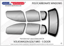 ポリカーボネート ウインドウキット｜Volkswagen Golf Mk5 - 5dr