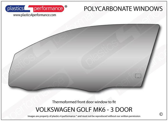 ポリカーボネート ウインドウキット｜Volkswagen Golf Mk6 - 3dr