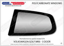 ポリカーボネート ウインドウキット｜Volkswagen Golf Mk6 - 3dr