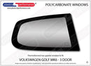 ポリカーボネート ウインドウキット｜Volkswagen Golf Mk6 - 3dr