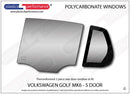 ポリカーボネート ウインドウキット｜Volkswagen Golf Mk6 - 5dr
