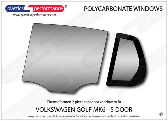 ポリカーボネート ウインドウキット｜Volkswagen Golf Mk6 - 5dr