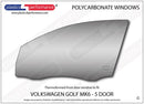 ポリカーボネート ウインドウキット｜Volkswagen Golf Mk6 - 5dr