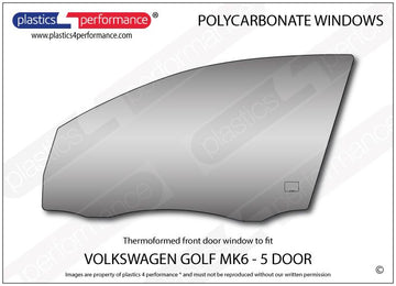 ポリカーボネート ウインドウキット｜Volkswagen Golf Mk6 - 5dr